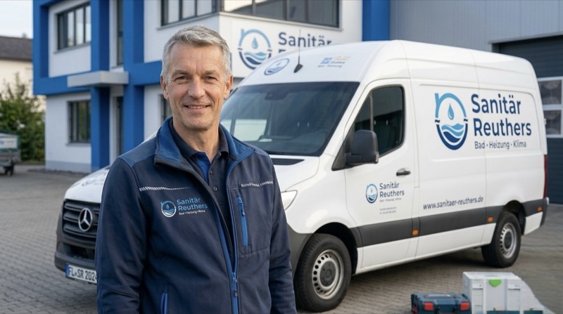 Sanitär Reuthers – Andreas Reuthers im Einsatz